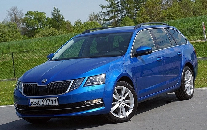 Skoda Octavia cena 71900 przebieg: 158000, rok produkcji 2019 z Sanok małe 704